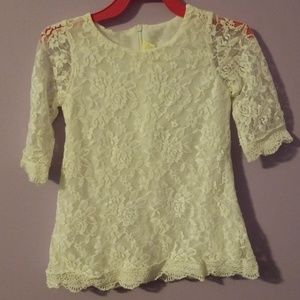 2/3t lined lace dress
